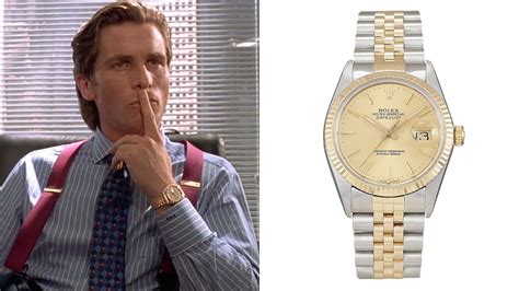 rolex patrick bateman|patrick bateman outfit.